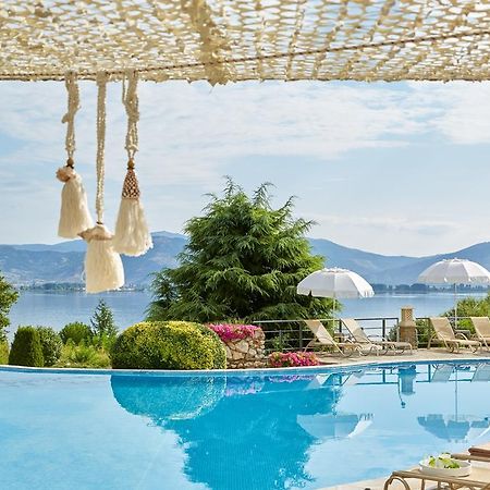 Limneon Resort & Spa カストリア エクステリア 写真 The pool at the hotel